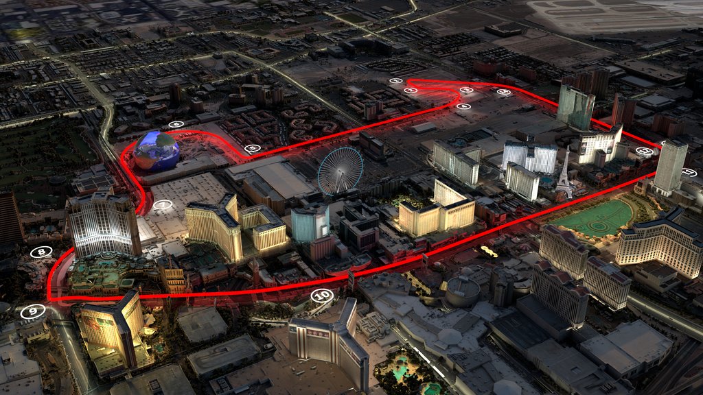 Las Vegas Grand Prix Map