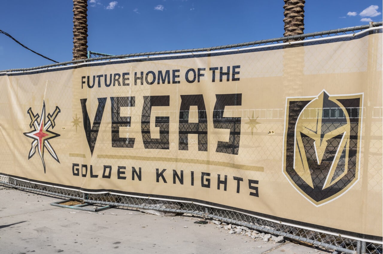 Coming soon banner for Vegas Golden Knights