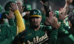 The Oakland A's have purchased land near the Las Vegas Strip.
